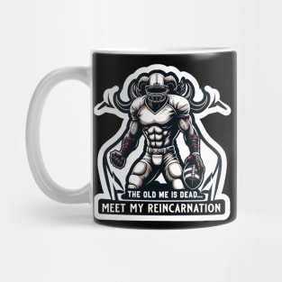 Meet my reincarnation football Mug